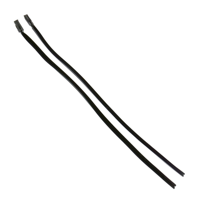1967-1968 Ford Mustang Door Glass Vent Window Run Weatherstrips Pair