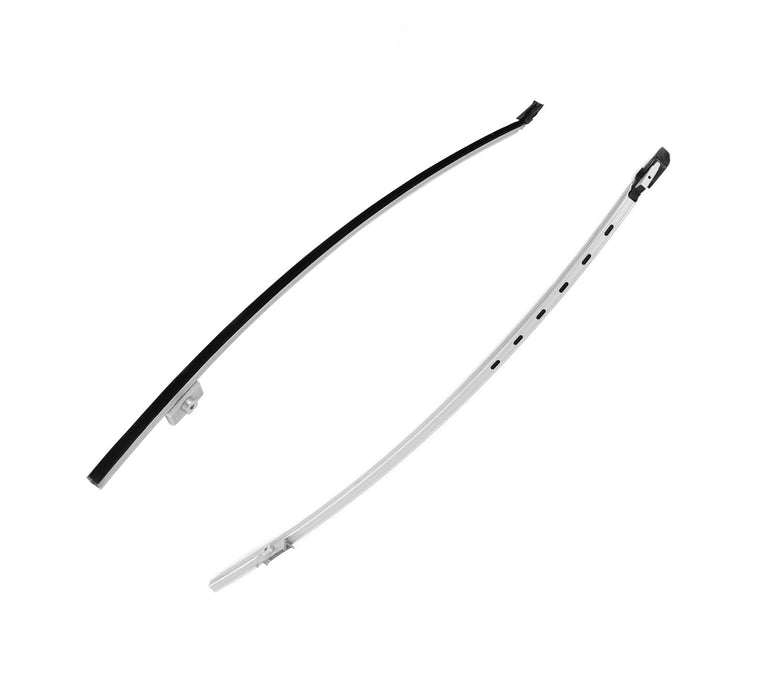 1967-1968 Ford Mustang Vent Window Door Glass Run Channels Pair LH RH