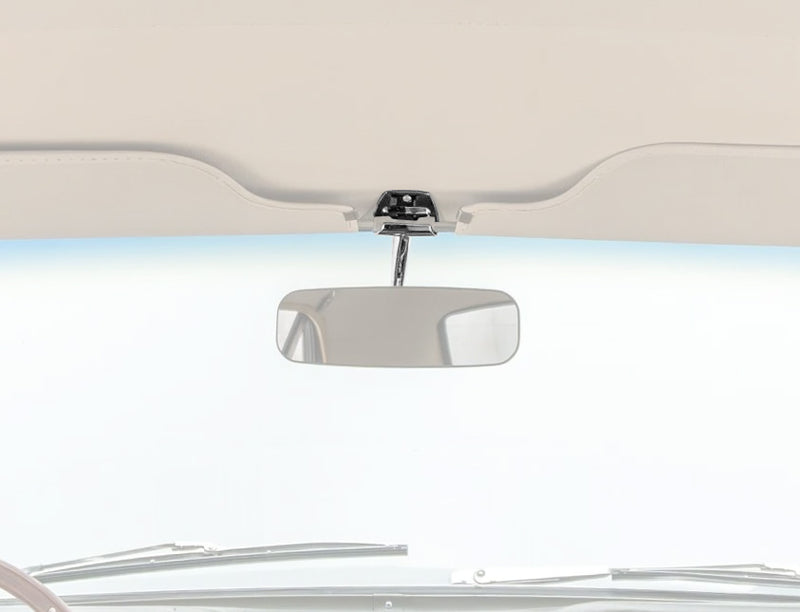 1964.5-1966 Ford Mustang Inside Rear View Mirror Arm Sunvisor Bracket Chrome