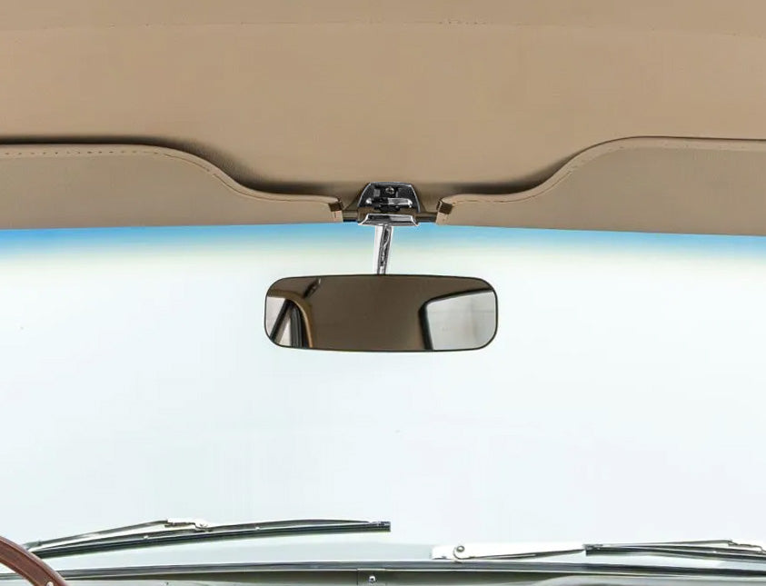 1964.5-1966 Ford Mustang Inside Rear View Mirror Arm Sunvisor Bracket Chrome