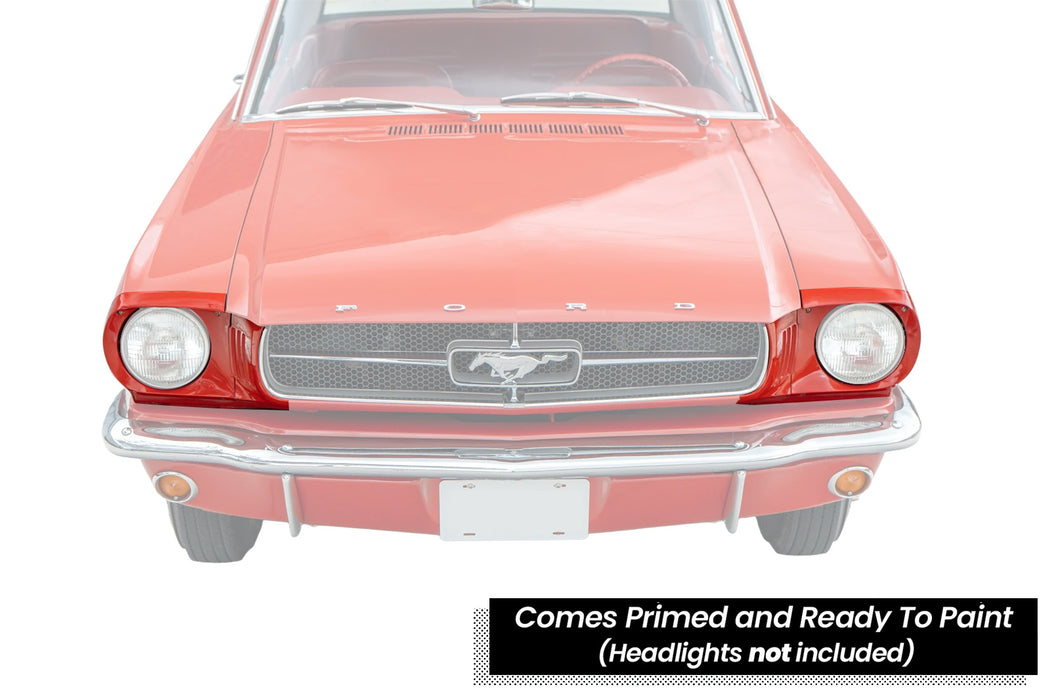 1964.5-1966 Ford Mustang Headlight Bucket Assembly Housings Pair LH RH