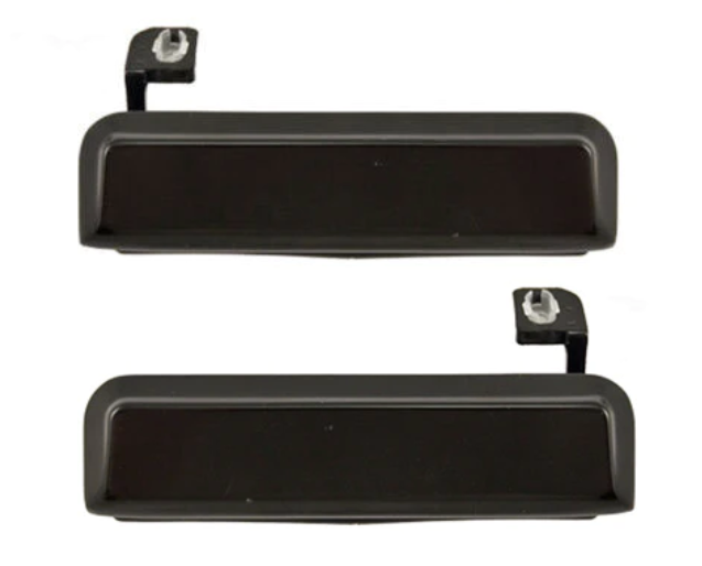 1979-1993 Mustang Outside Steel Door Handles Pair OEM is Cheap Plastic/Pot Metal