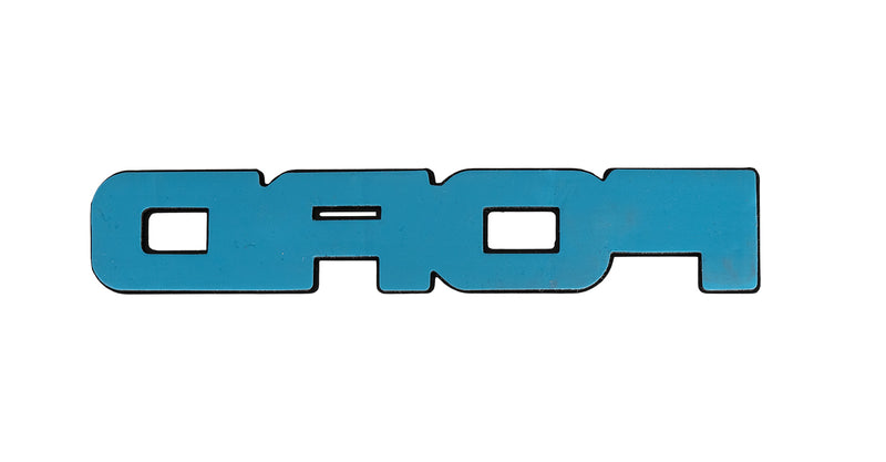 1979-1985 Mustang "FORD" Trunk Dash Fender Emblem Black 4" x 3/4"