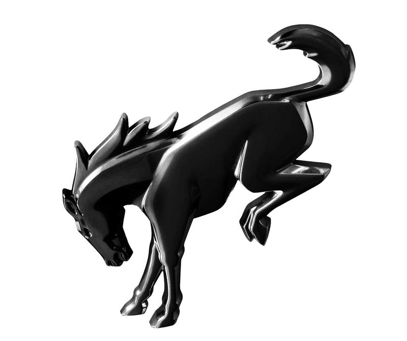 2021-2026 Ford Bronco OEM M2DZ-7842528-B Tailgate Emblem Black Bucking Bronco