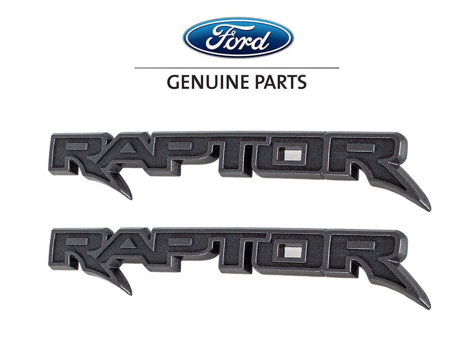 2022-2025 Bronco Raptor Genuine Ford OEM 7.25" Heat Extractor Hood Emblems Pair