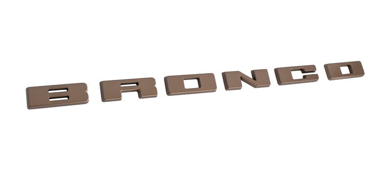 2021-2026 Bronco OEM M-1447-BLBR Sinister Bronze Grille Emblem Letters Overlay