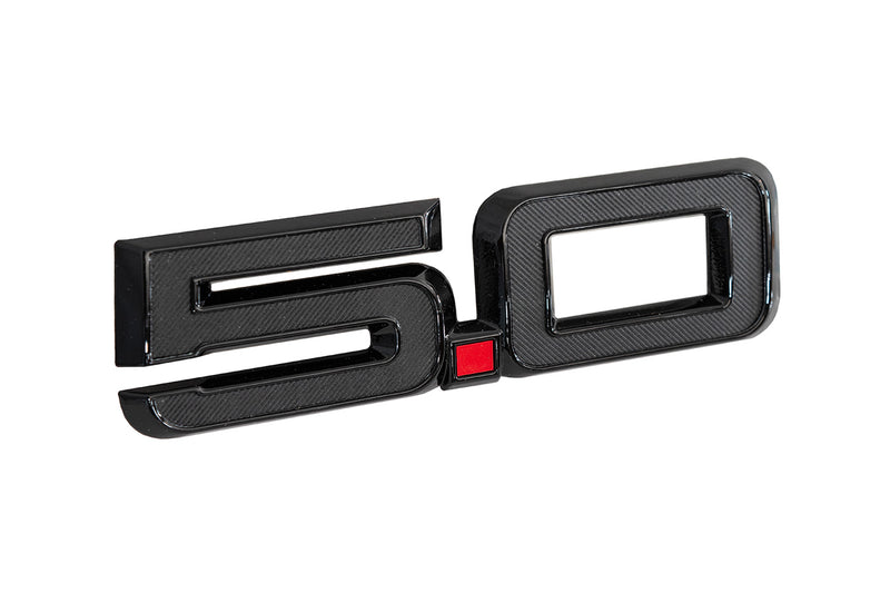 2024-2025 Mustang GT OEM Nite Pony Grille Fender & Deck Lid 4pc Emblem Set Black