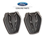 2024 Ford Mustang GT Dark Horse OEM PR3Z-16228-B 5.0 Black Fender Side Emblems Pair