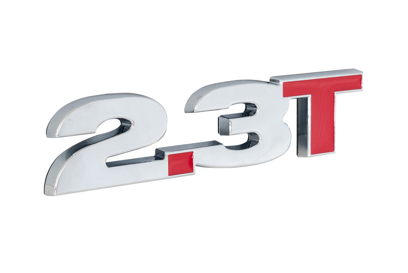 2021-2026 Ford Bronco 2.3 Ecoboost Twin Turbo 6" Fender Emblem Chrome & Red