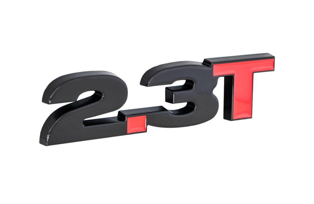 2021-2023 Ford Bronco 2.3 Ecoboost Twin Turbo 6" Emblem Black & Red