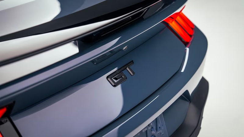 2024-2025 Ford Mustang GT OEM PR3Z-6342528-G 6.5" Rear Deck Lid Emblem - Gloss Black