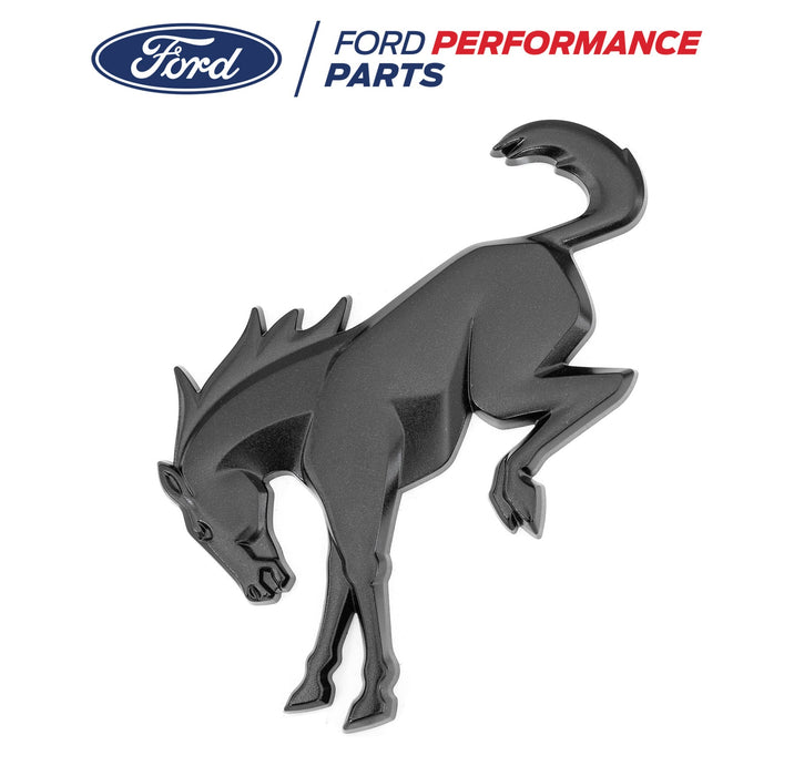 2022-2025 Ford Bronco Raptor M-1447-BRMB Tailgate Emblem Matte Black Bucking Bronco