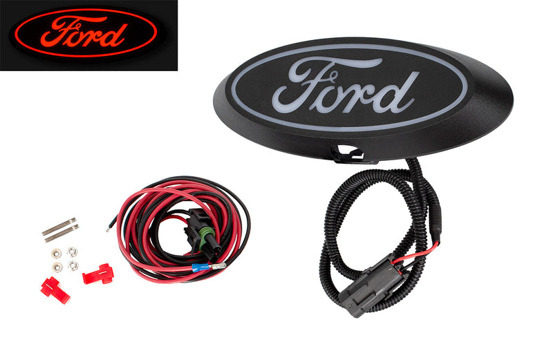2019-2024 Ford Ranger 9" Putco 92652 Red LED Light Up Rear Tailgate Emblem