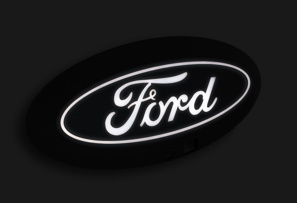 2023-2024 Ford Super Duty w/ Camera OEM VPC3Z-8A224-C LED Light Up Front Grille Emblem Black