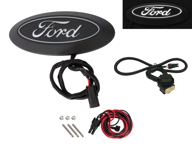 2021-2026 Ford F150 OEM Front Grille Light Up LED Emblem Fits LED Headlights