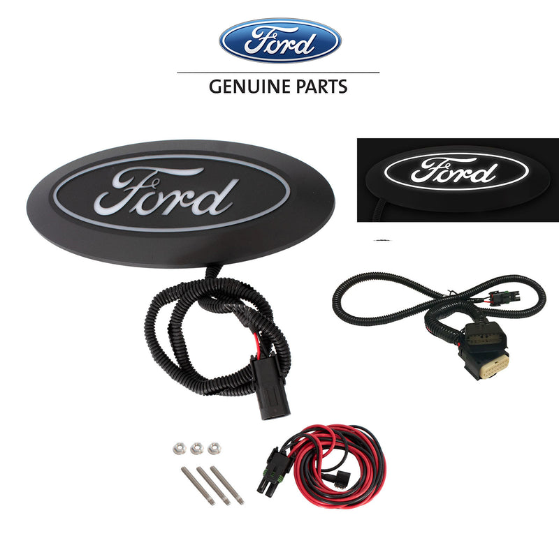 2021-2026 Ford F150 OEM Front Grille Light Up LED Emblem Fits LED Headlights