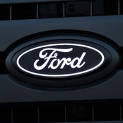 2021-2023 F-150 OEM Black Front Grille w/ LED Light Up Emblem - Fits Reflector Headlights