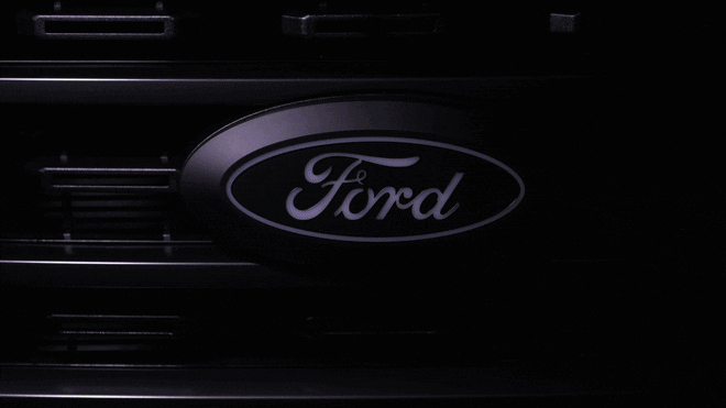2021-2024 Ford Super Duty w/o Camera Front Grille Light Up LED Emblem - Fits w/ Halogen Headlights