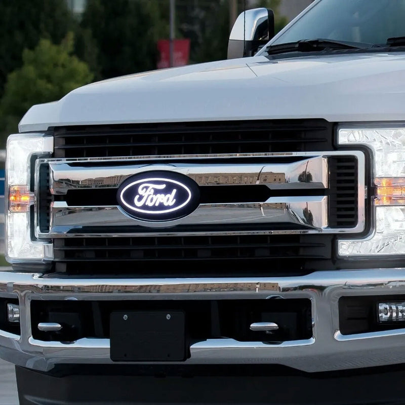2021-2026 Super Duty w/o Camera Grille Light Up Emblem - Fits Halogen Headlights
