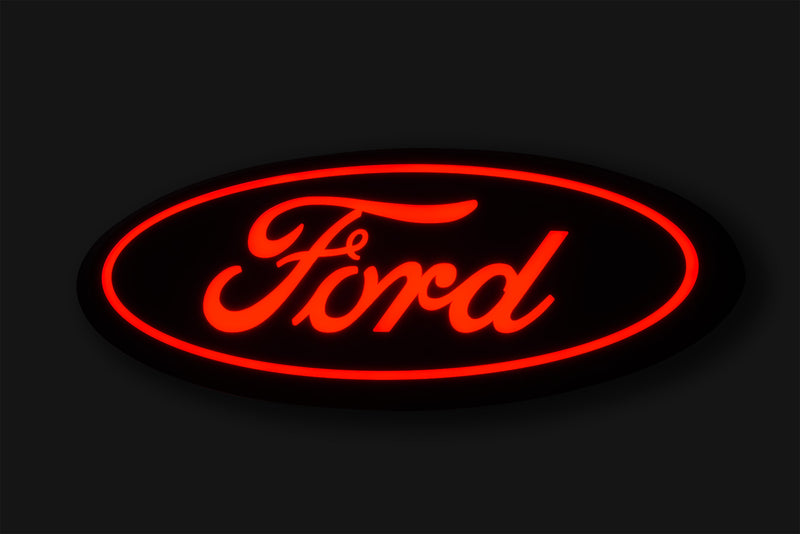 2017-2019 Ford Super Duty Putco 92751 Red LED Light Up Rear Tailgate Emblem