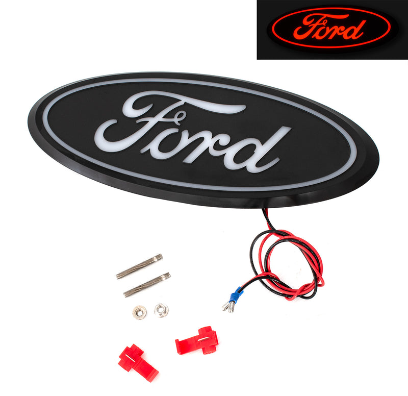 2017-2019 Ford Super Duty Putco 92751 Red LED Light Up Rear Tailgate Emblem