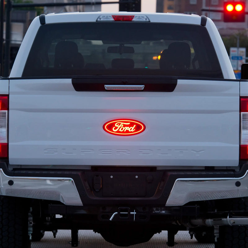 2017-2019 Ford Super Duty Putco 92751 Red LED Light Up Rear Tailgate Emblem