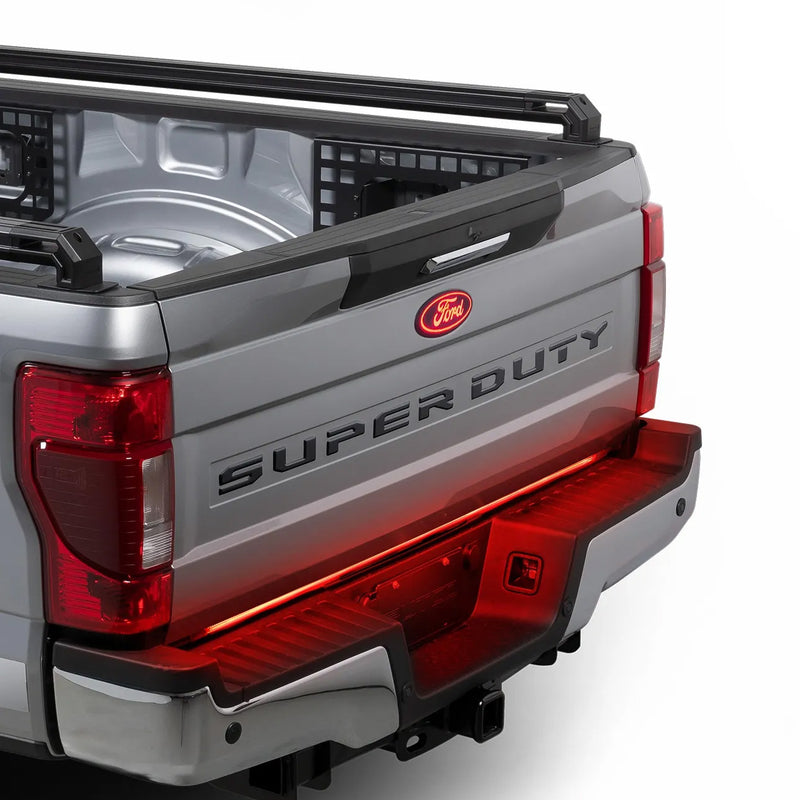 2020-2022 Ford F250 F350 F450 Super Duty Red LED Light Up Rear Tailgate Emblem