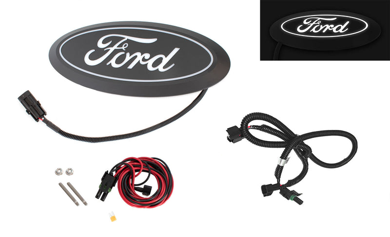 2021-2026 Super Duty w/o Camera Grille Light Up Emblem - Fits Halogen Headlights