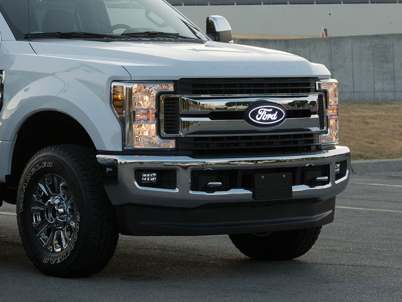 2021-2026 Super Duty w/o Camera Grille Light Up Emblem - Fits Halogen Headlights