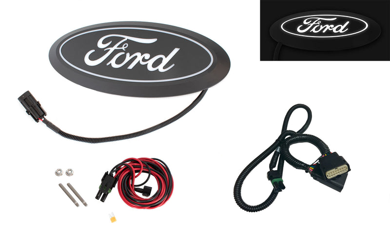 2021-2026 Super Duty w/o Camera Grille Light Up Emblem - Fits LED Headlights