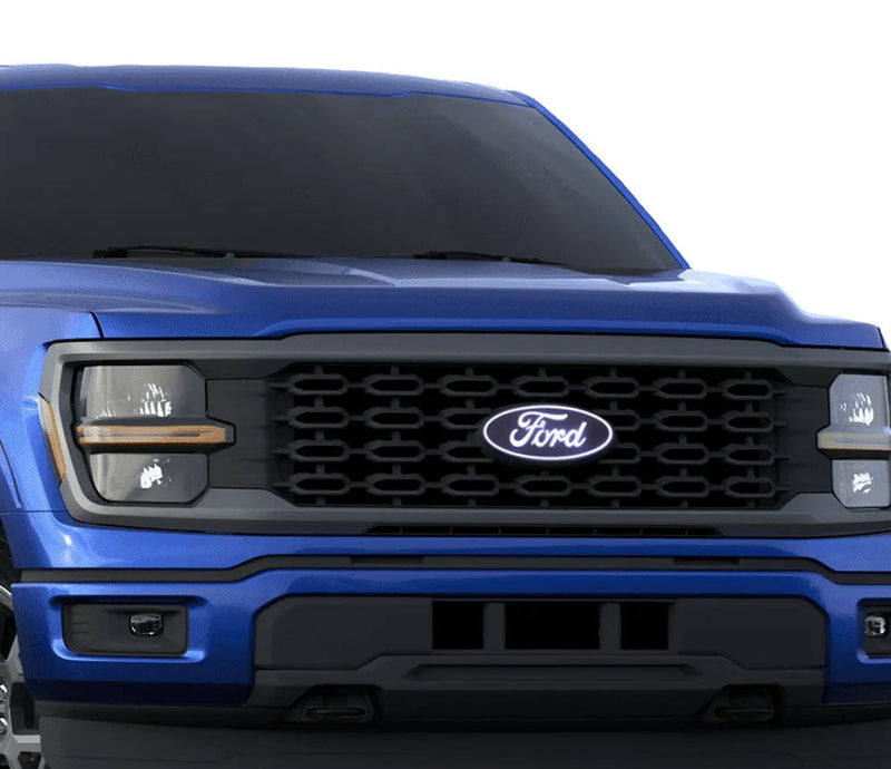 2024-2026 F150 XL STX Front Grille Light Up LED Emblem Fits Reflector Headlights