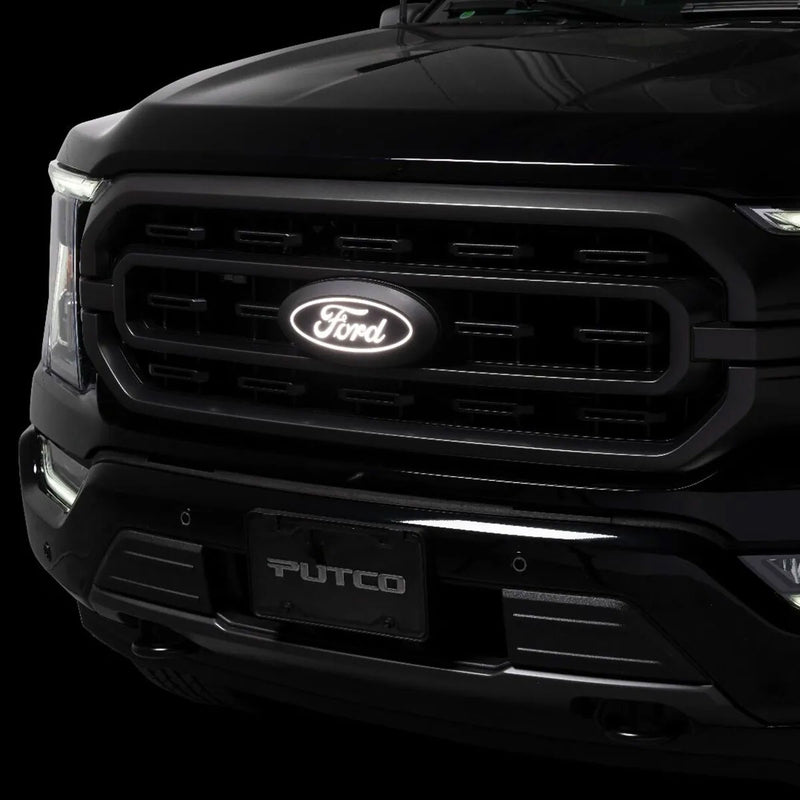 2024-2026 F150 Tremor Front Grille Light Up LED Emblem Fits Reflector Headlights