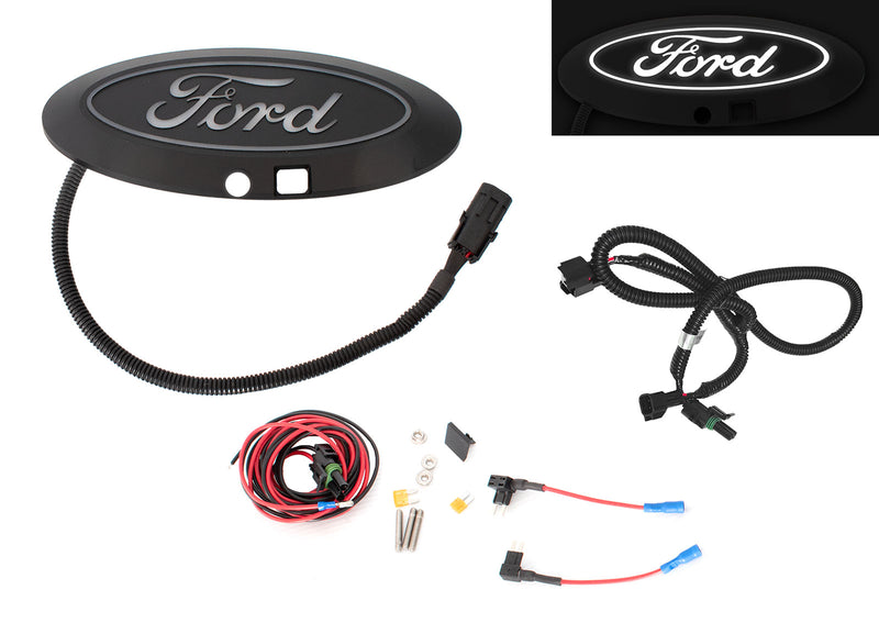 2024-2026 F150 Tremor Front Grille Light Up LED Emblem Fits Reflector Headlights