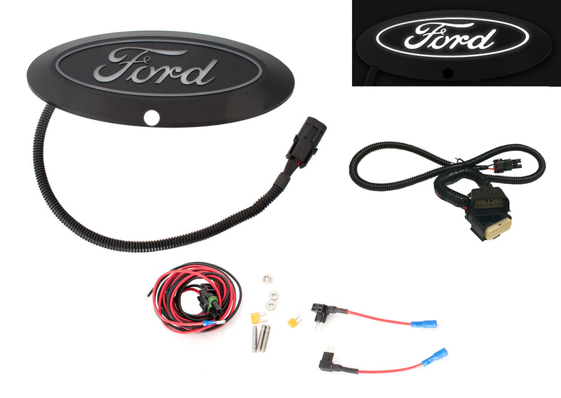 2024-2026 Ford F-150 Lariat King Ranch Platinum Front Grille Light Up LED Emblem