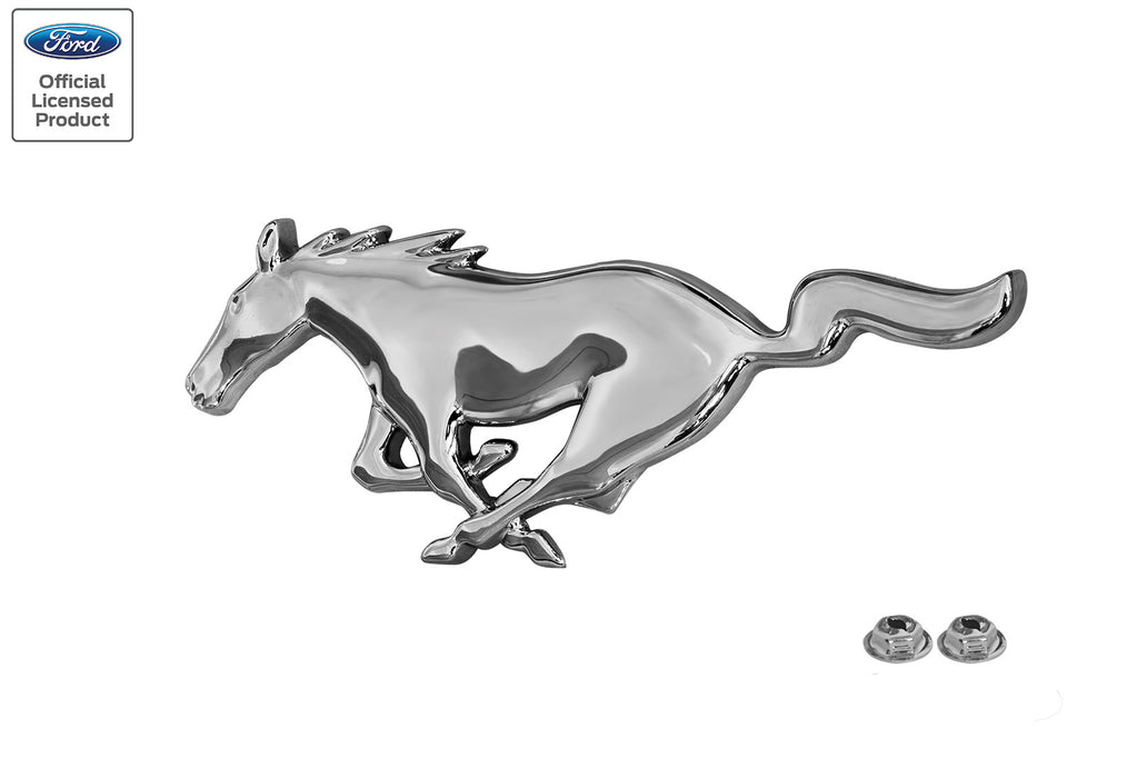 1968 Ford Mustang Chrome Running Horse Pony Front Grille Emblem 6"