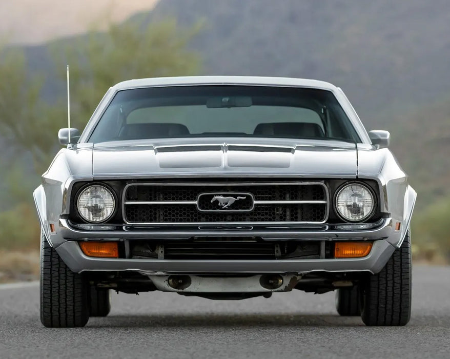 1971-1972 Ford Mustang Chrome Running Horse Pony Front Grille Emblem 6-5/8"