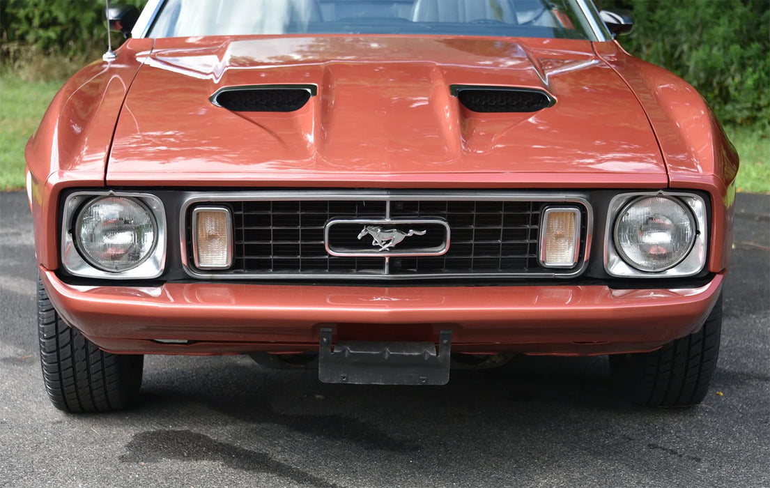 1973 Ford Mustang Front Grille Insert Black - Made from the Original Tooling