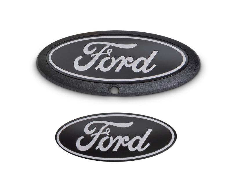 2024-2026 Ford F150 w/ Camera OEM Front Grille Rear Tailgate Emblems Black