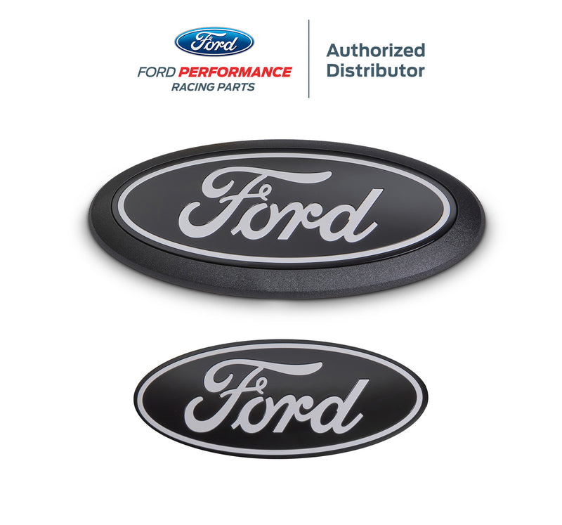 2024-2026 Ford F150 Without Camera OEM M-1447-F15B24 Front Grille Rear Tailgate Emblems Black