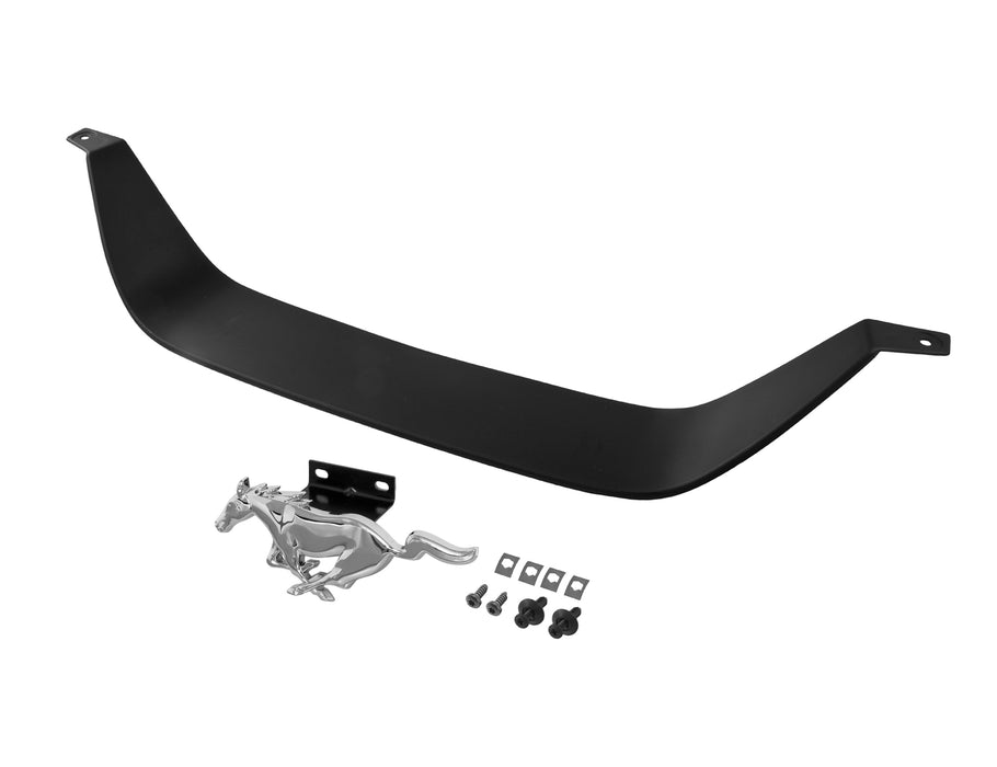 1999-2004 Mustang Mach 1 Grille Delete 2 piece Kit w/ Oversize Running Horse Pony Emblem