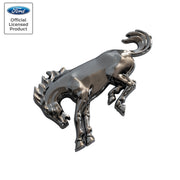 1980-1981 Ford Bronco 4" Black Chrome Bucking Bronco Fender Emblem Badge