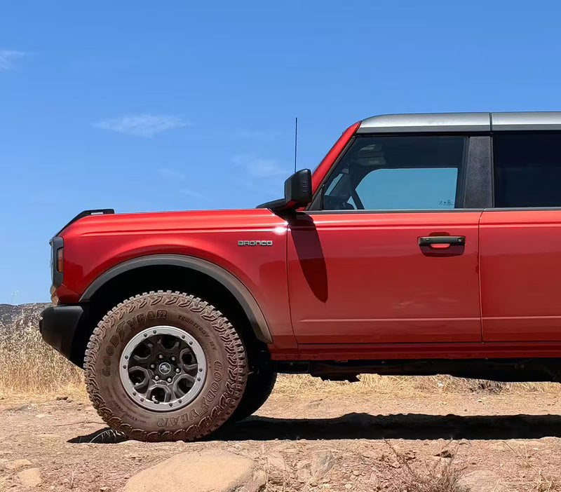 1987-1991 Ford Bronco Classic Style Chrome 8.5" Bronco Fender Emblem