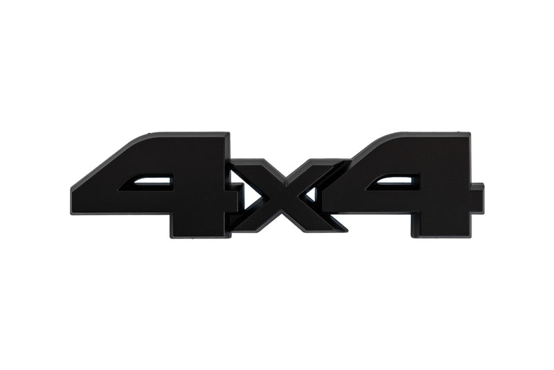 1987-1991 Ford Bronco Classic Style 5" 4x4 Emblem Matte Black Below Headlight