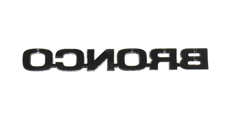 1980-1981 Ford Bronco Classic Style Chrome 8" Fender Emblem