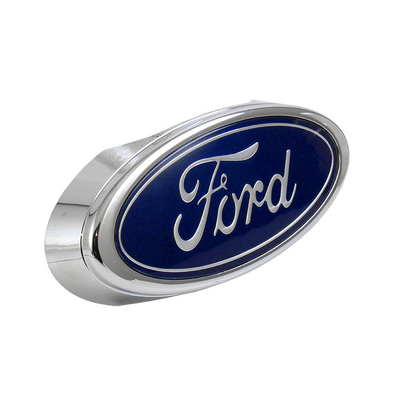 1987-1991 F-150 7-3/8" Front Grille Ford Oval Emblem Badge Blue & Chrome