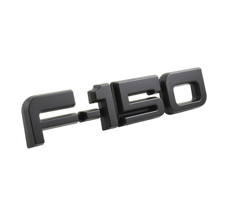 1987-1991 Ford F-150 8" Matte Black Fender Side Emblem Badge