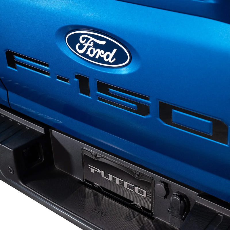 2024-2025 F-150 OEM Pro-Access Tailgate Black Platinum Stainless Letter Emblems