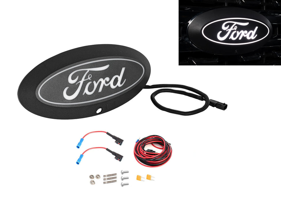 2025-2026 Ford Super Duty w/ Camera Putco 92804 Front Grille Light Up LED Emblem