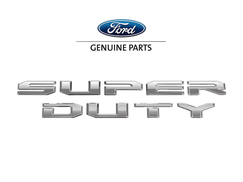 2020-2022 Ford Super Duty OEM Polished Stainless Tailgate Letter Emblems