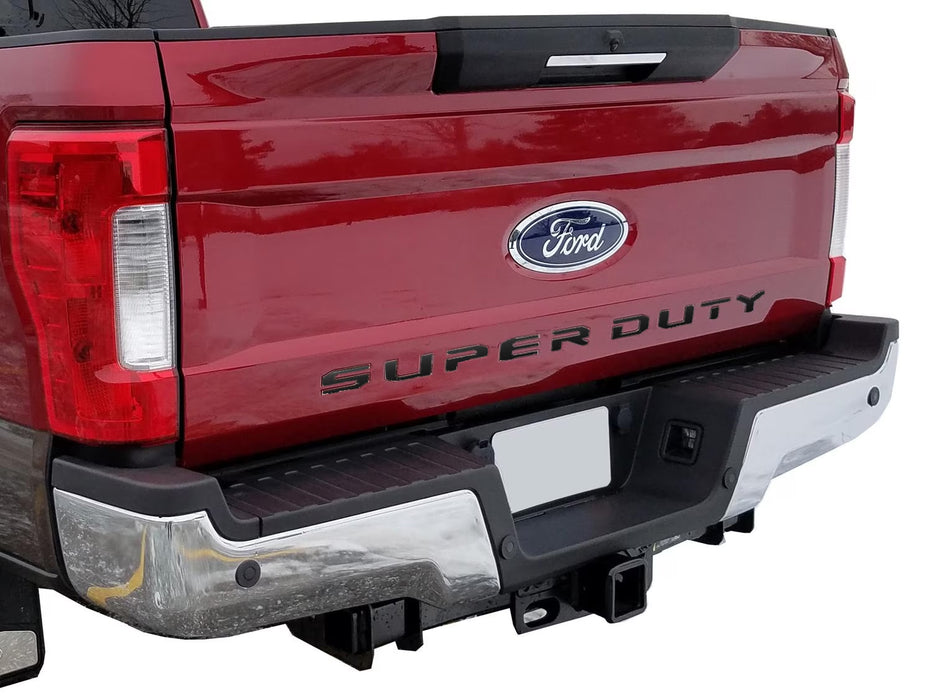 2017-2019 Ford Super Duty OEM VHC3Z-9942528-H Black Platinum Stainless Tailgate Letter Emblems